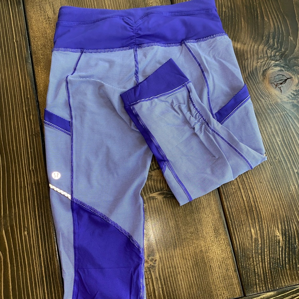 Lululemon Speed Crop Legging Purple